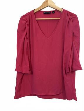 Ny&Co Medium Pink Poly Blouse